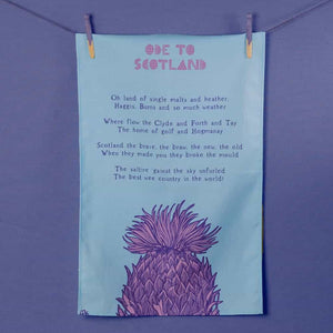 Ode to Scotland Tea Towel