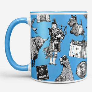 Love Scotland Chunky Mug - sky blue