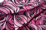 Rose & Teardop Crêpe de Chine Silk Scarf