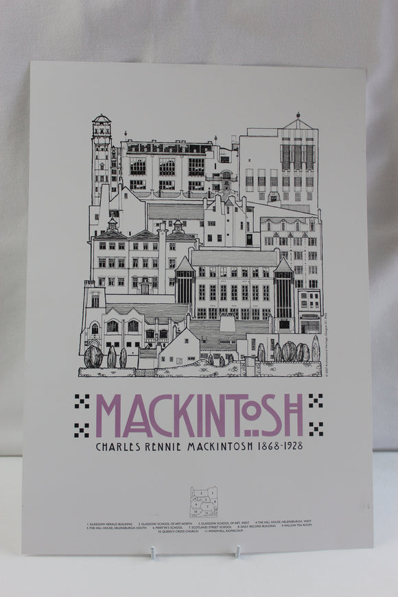 Mackintosh a3 Print