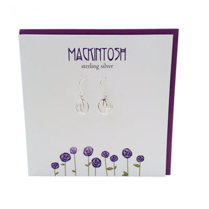 Mackintosh Leaf earrings card