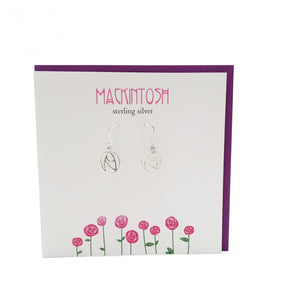 Sparkle Rose Earrings - Jewellery Card