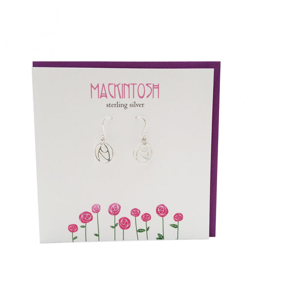 Sparkle Rose Earrings - Jewellery Card