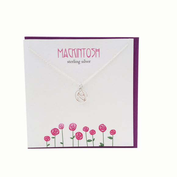 Sparkle Rose Pendant - Jewellery Card